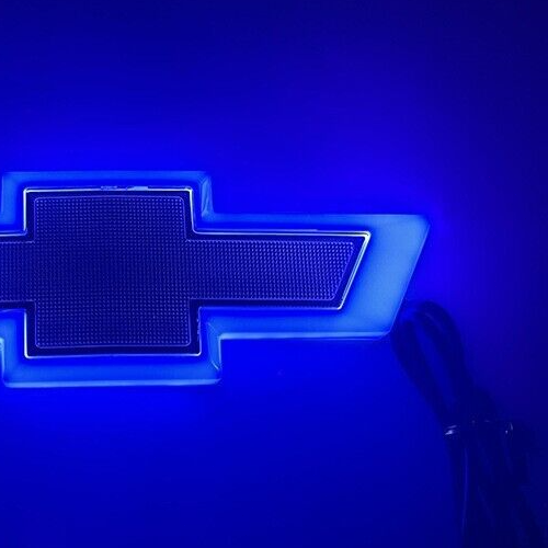 4D LED Chevrolet Tail Emblem Light Badge Cold Cursor Exterior Parts 3 Colors