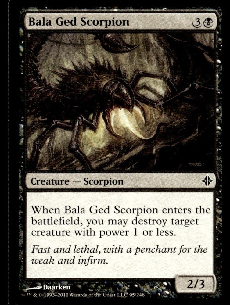 2019 Mystery Booster Bala Ged Scorpion Masters/Common #568