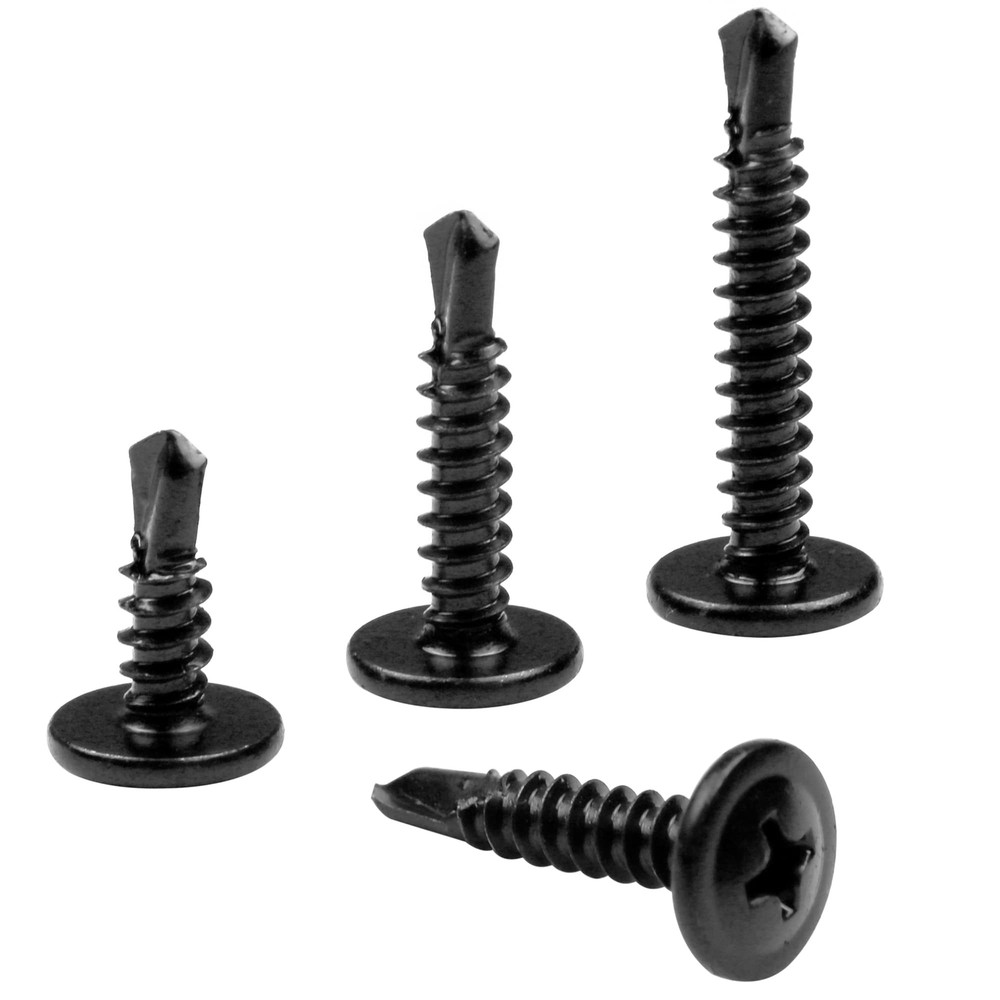 410 Stainless Steel #8 Self-Drilling TEK Screw Assortment Kit with Hex Washer Head for Versatile Fastening Applications