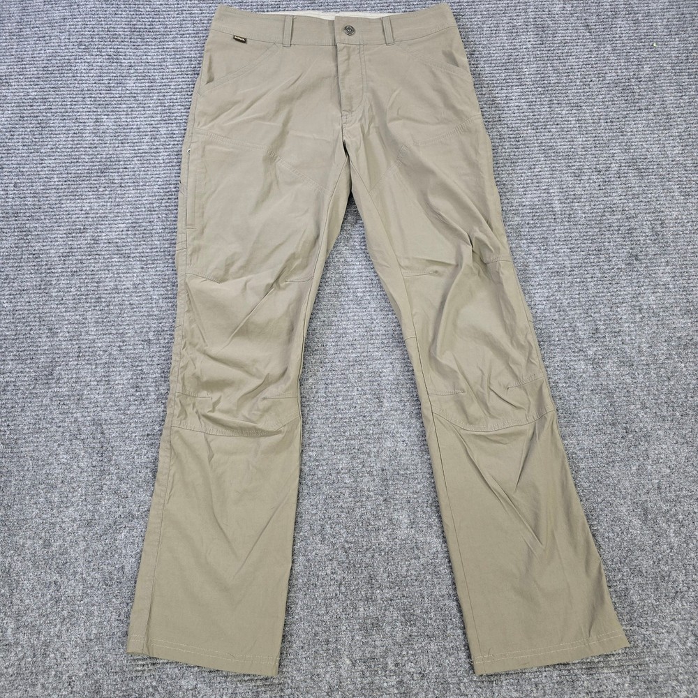Kuhl Pants Mens 32x32 Tan Hiking Outdoor Nylon Stretch