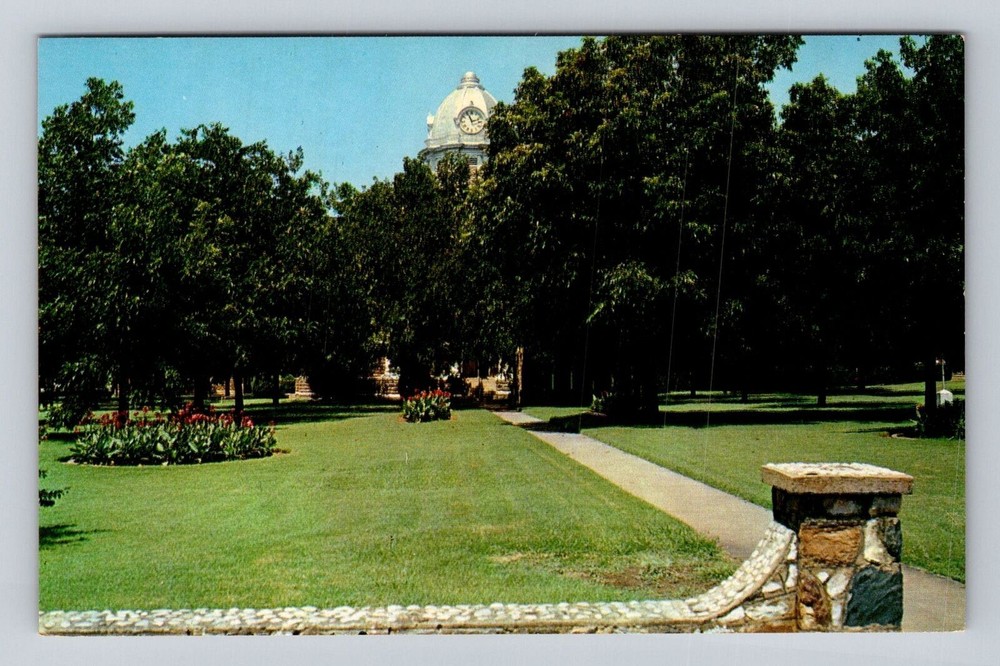 Mason TX-Texas, Mason County Court House, Antique Vintage Souvenir Postcard