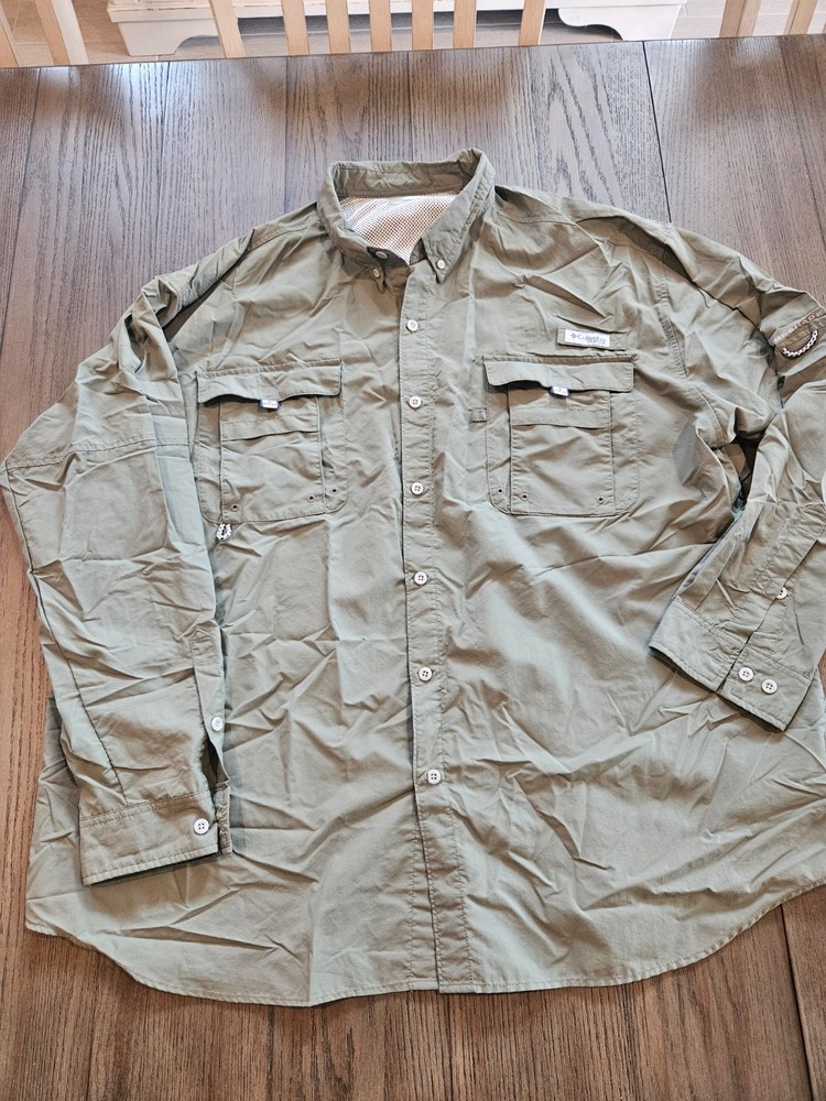 Columbia 3xlt mens long sleeve shirt