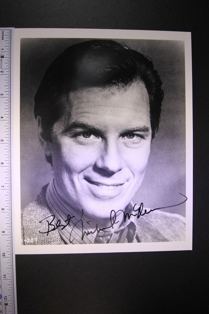 MICHAEL McKEON (LAVERNE & SHIRLEY~DREAM ON) AUTOGRAPH PHOTO~
