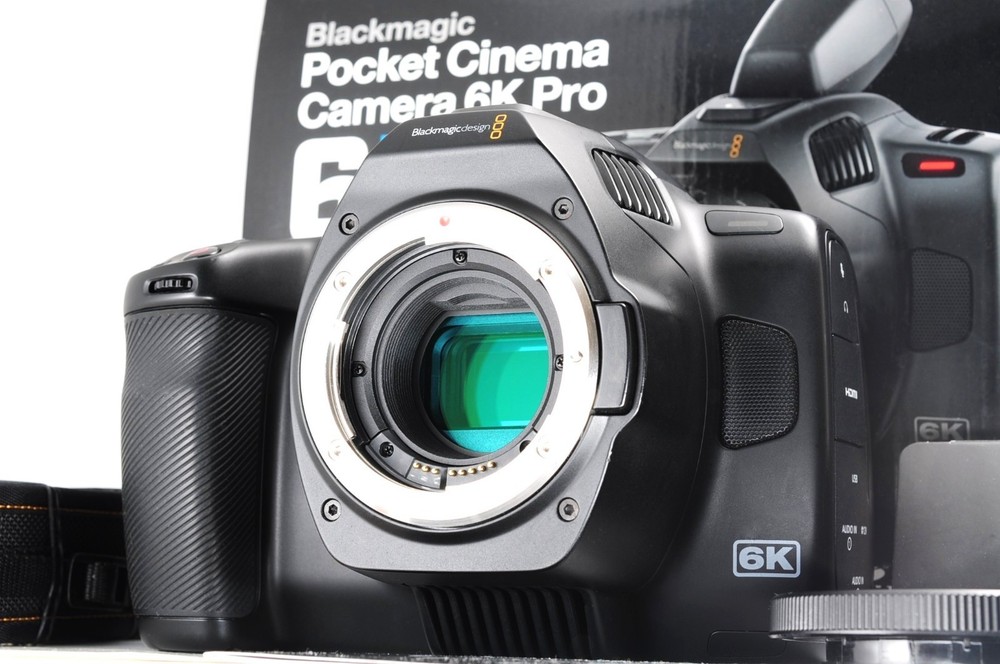 Blackmagic Pocket Cinema Camera 6k Pro BMPCC Black EF Mount -Near Mint- #38586Z
