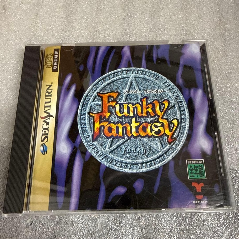 Funky Fantasy Sega Saturn SS Japan Import Used Tested with Case