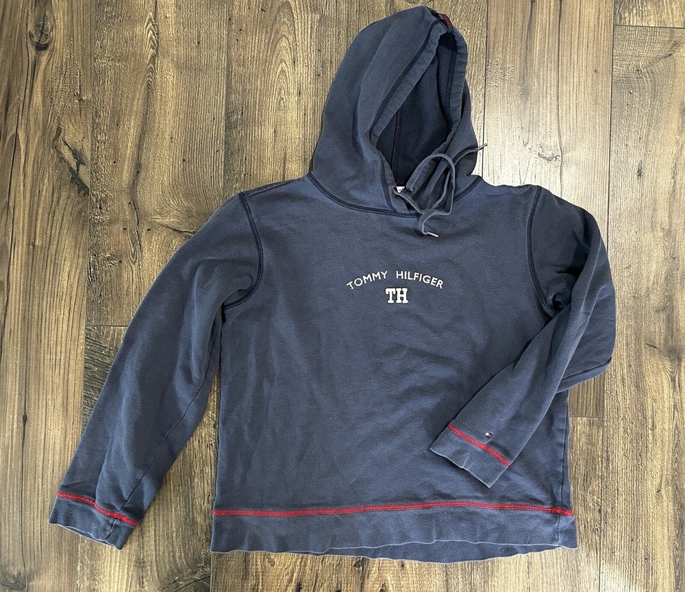 TOMMY JEANS VINTAGE W LARGE PULLOVER HOODIE Y2K