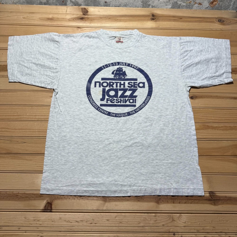 Vintage 1997 North Sea Jazz Festival Music Event The Hague Graphic T-Shirt - XL