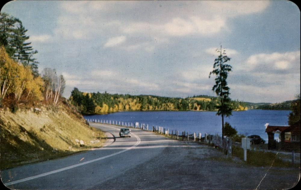 French River Ontario Canada vintage postcard s161