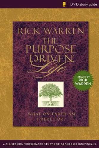 Purpose Driven Life Study Guide: A Six-Session Video-Based Study for Grou - GOOD