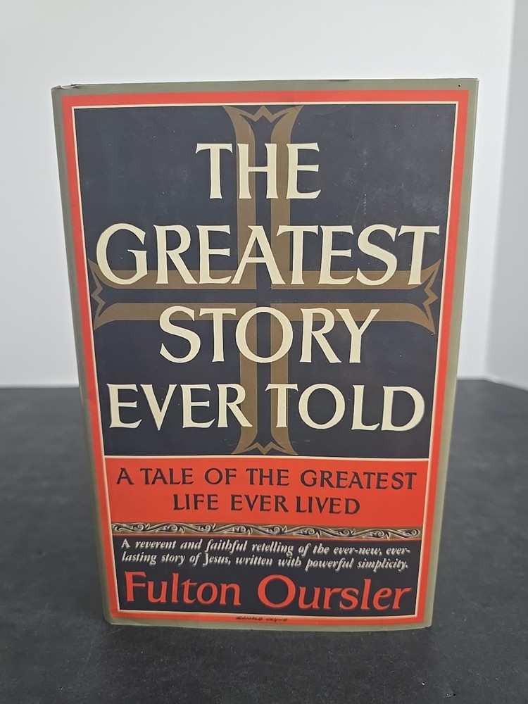 THE GREATEST STORY EVER TOLD: LARGE PRINT By Fulton Oursler - Hardcover *VG+*