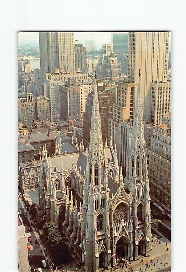 Postcard St. Patrick's Cathedral New York City New York USA