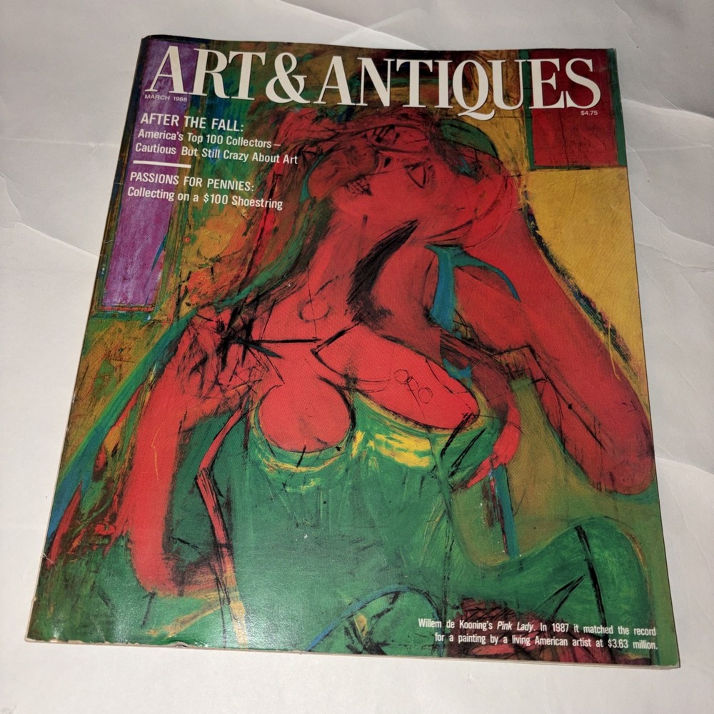 Art & Antiques Magazine March   America's Top 100 Collectors Mortal Goddess PB