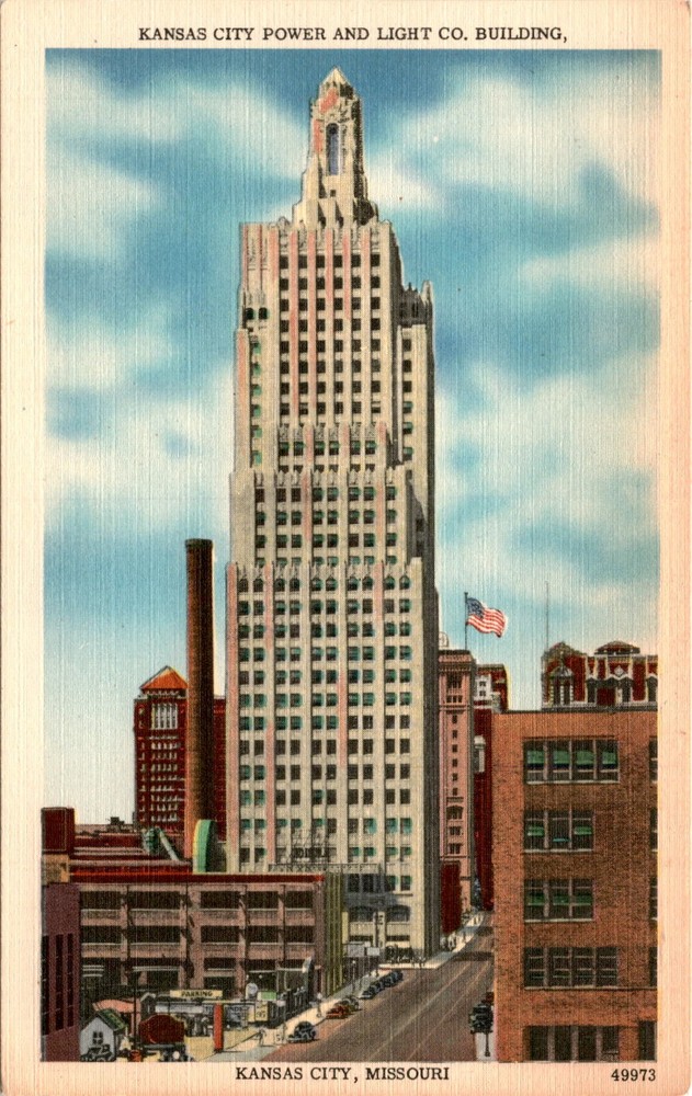 Kansas City Power and Light Co. Building, 14th Street, Baltimore Postcard