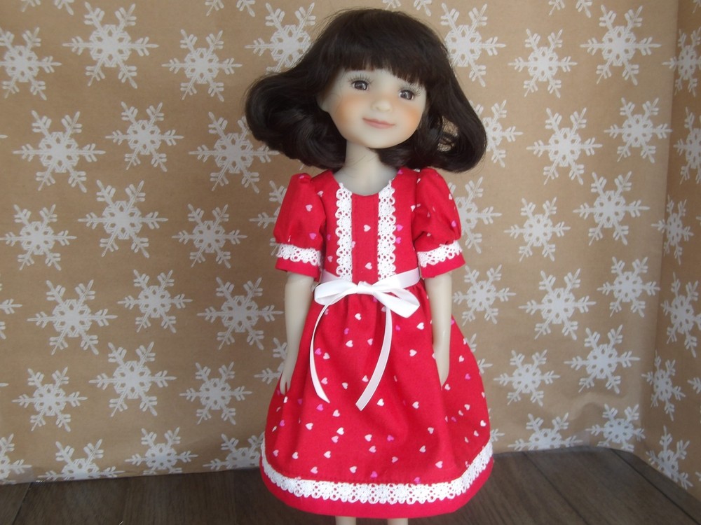 Ruby Red Fashion Friends Outfit, Red Dress & shoes, 14