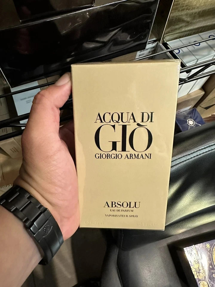 New ACQUA DI GIO ABSOLU 4.2oz  GIORGIO ARMANI Men Perfume 125ml  fast delivery