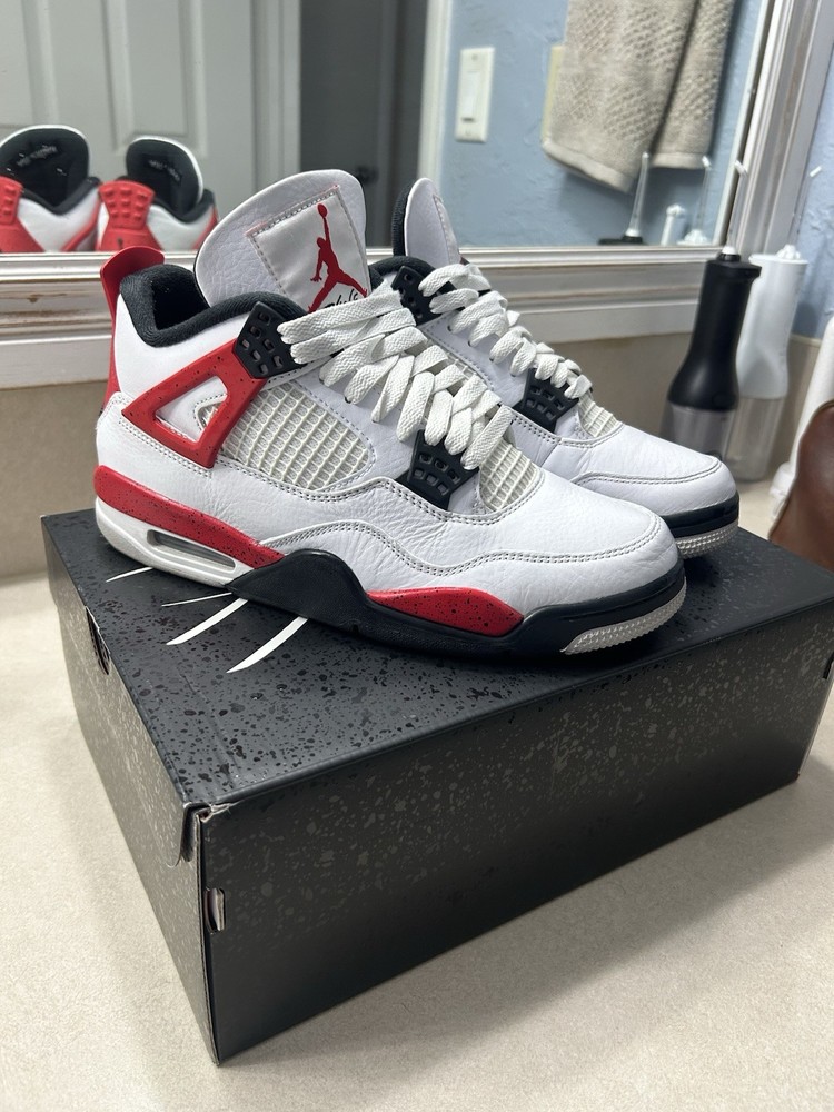 Jordan 4 Red Cement
