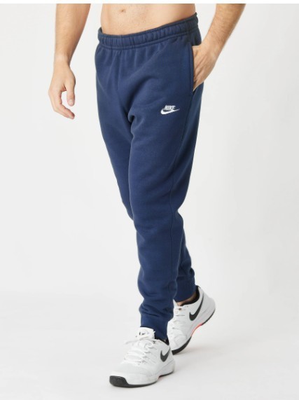 NEW Nike Club Fleece Joggers Men’s Pants navy blue BV2671-410 LARGE