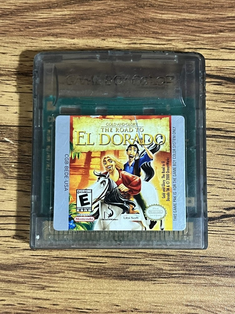 Game Boy Color - Gold and Glory: The Road to El Dorado - Cartridge Only - Tested