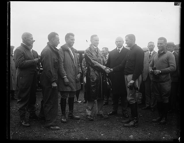 Photo:[Calvin Coolidge and John W. Weeks with group]