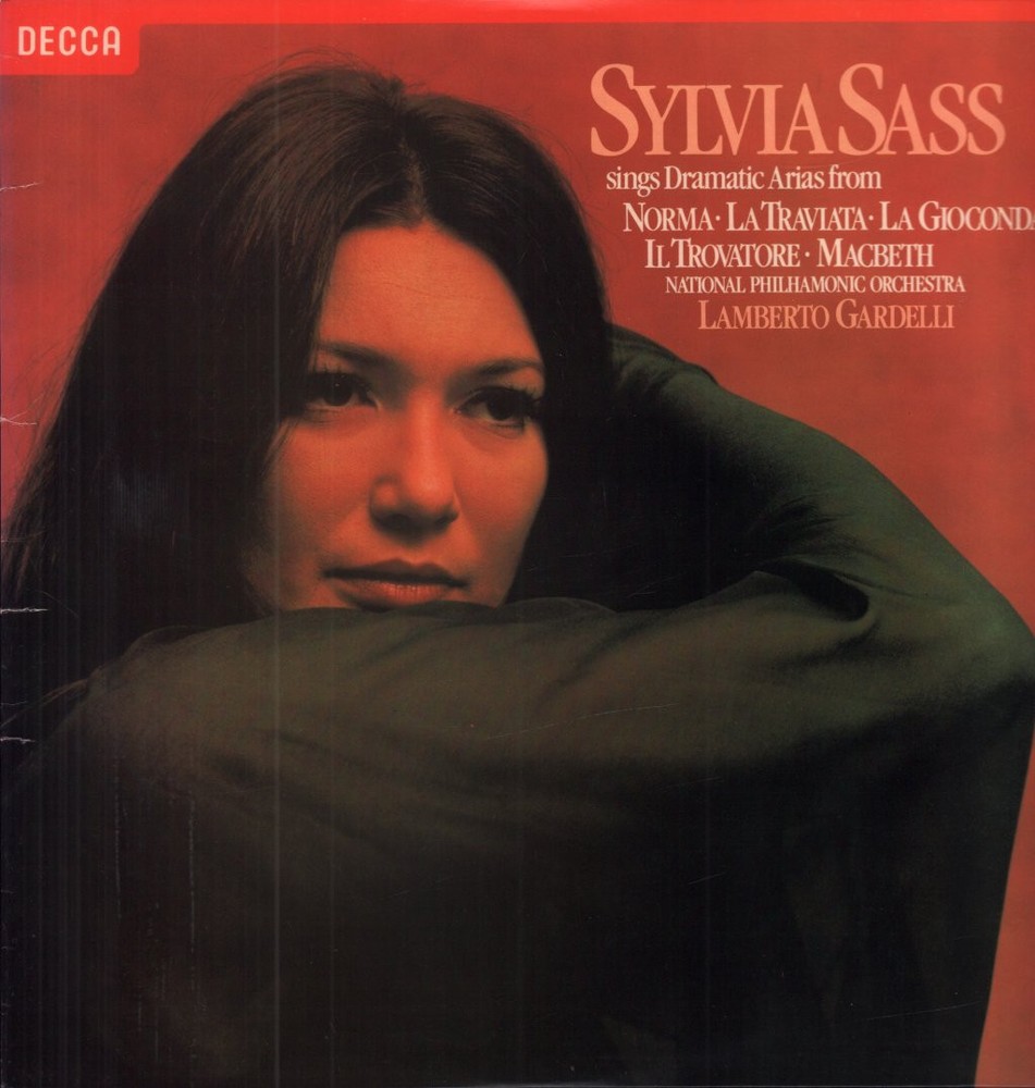 SXL6921 Sylvia Sass / Lamberto Gardelli / National Philharmonic Orchestra Sings