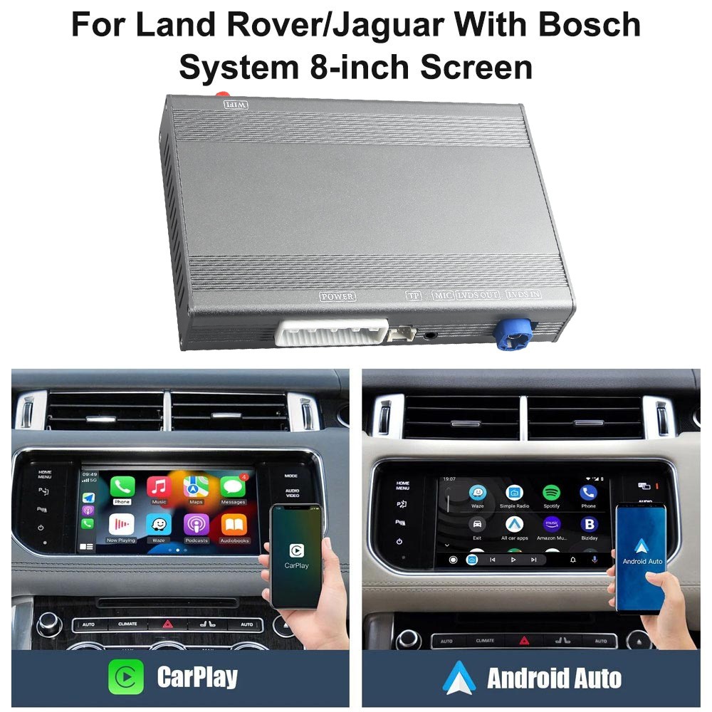 Wireless Carplay & Android Auto Decoder For Land Range Rover Jaguar Bosch System