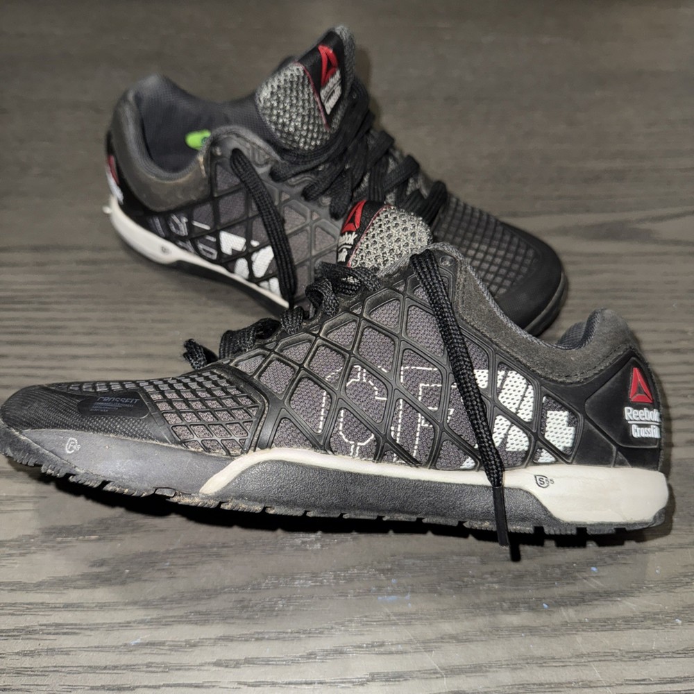 Womens Reebok Crossfit Nano 4.0 M47675 Black/Gravel Cross Training Shoes Size 7