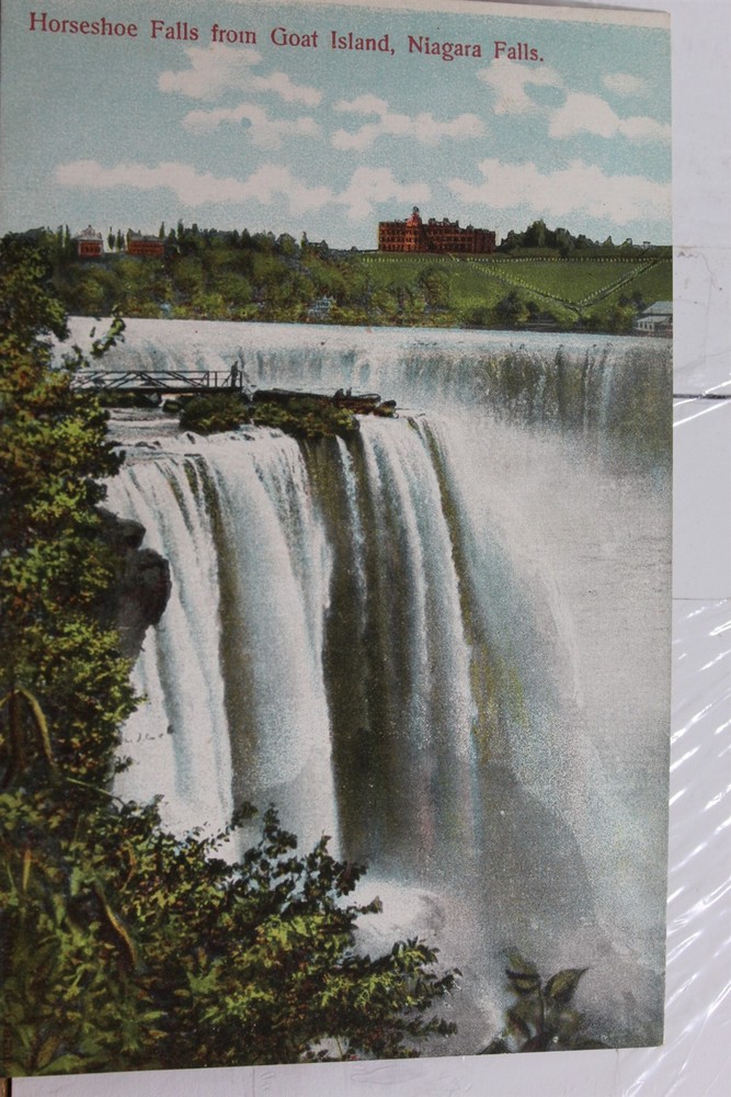 Canada Ontario Niagara Falls Horseshoe Postcard Old Vintage Card View Standard