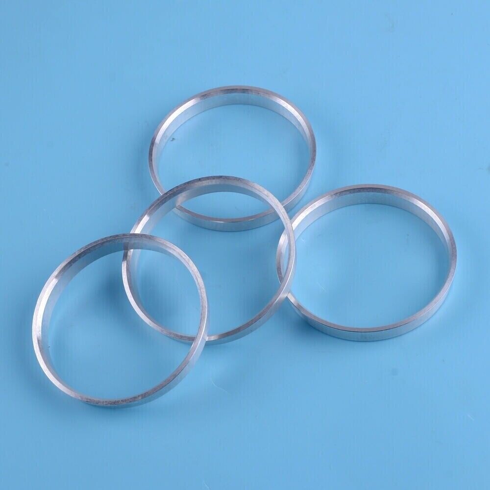 4* Aluminum Alloy Wheel Hub Centric Rings Spacer Set 67.1mm ID to 70.6mm OD