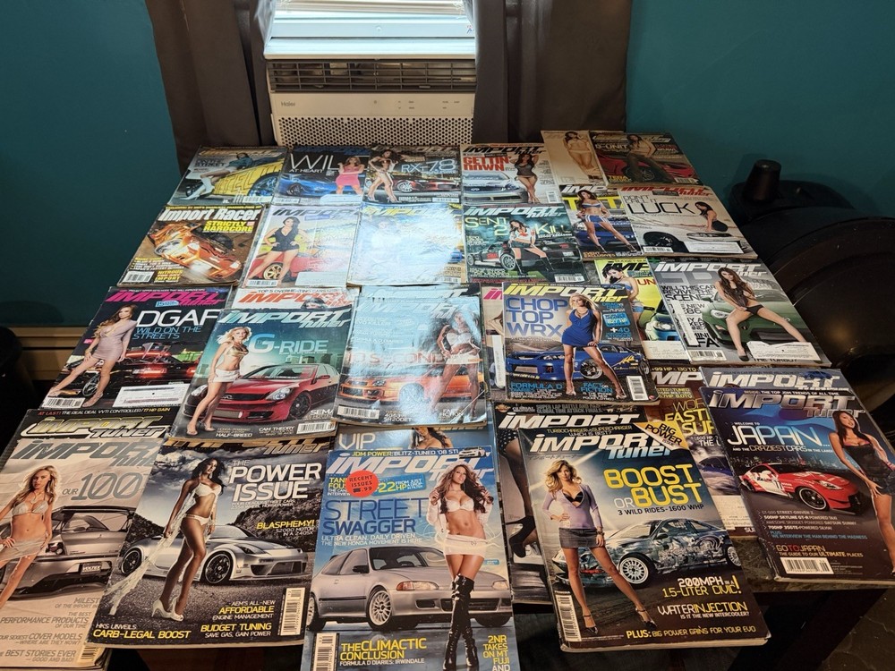 Lot of Import Tuner Magazines Japan Issues Wrx 2000s