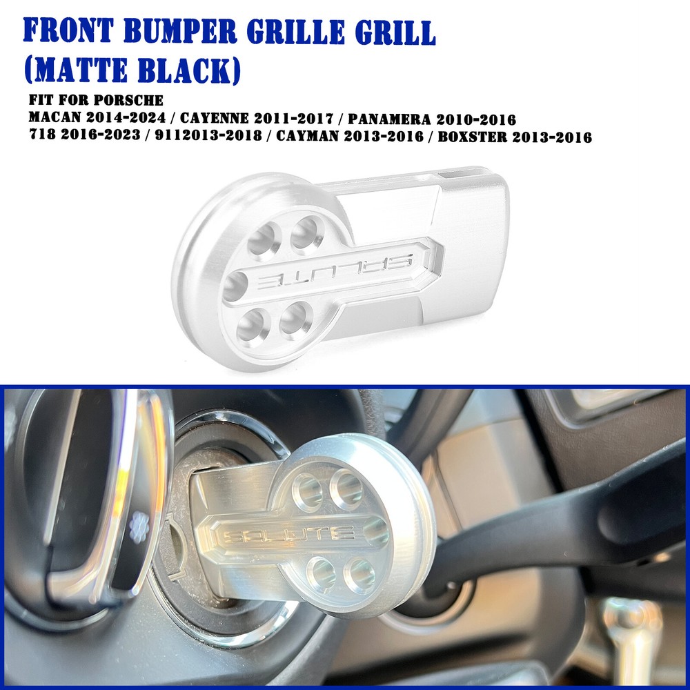 1pc Car Starter Bracket Cover For Porsche Cayenne 2011-2017 2012 Silver