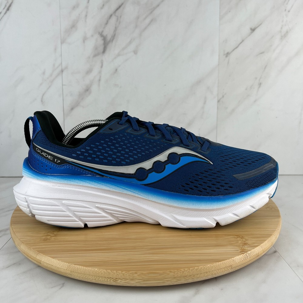 Saucony Guide 17 Mens Size 11 Blue Athletic Running Sneakers Shoes S20936-106