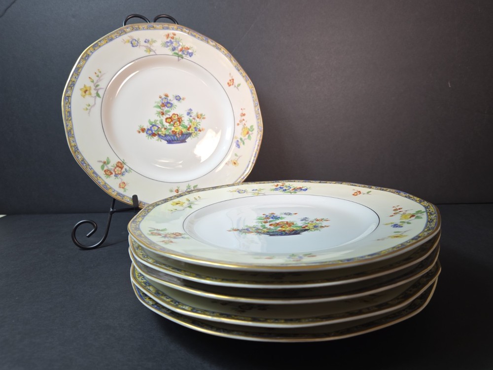 1920s, Theordore Haviland Limoges France Montreux Pattern Porcelain Dinner Plate