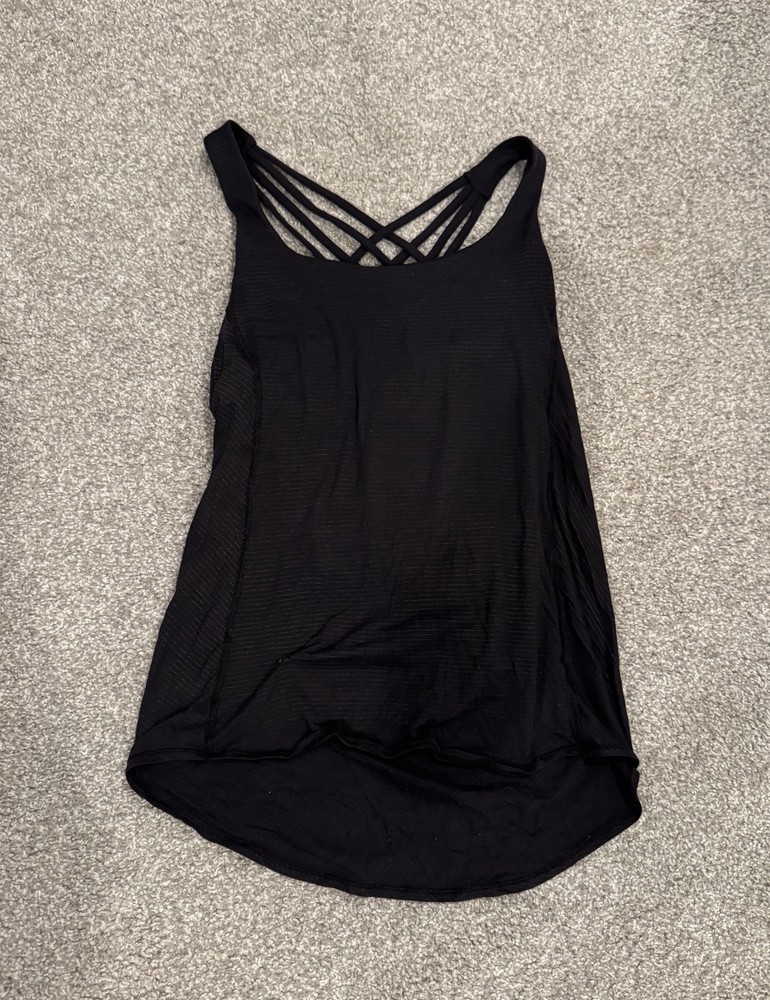 Lululemon Black Size 6 Free to Be Tank