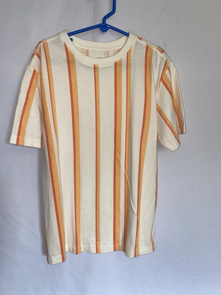 Wonder Nation Kids' Shirt Multicolor Striped Cotton Blend Size 8