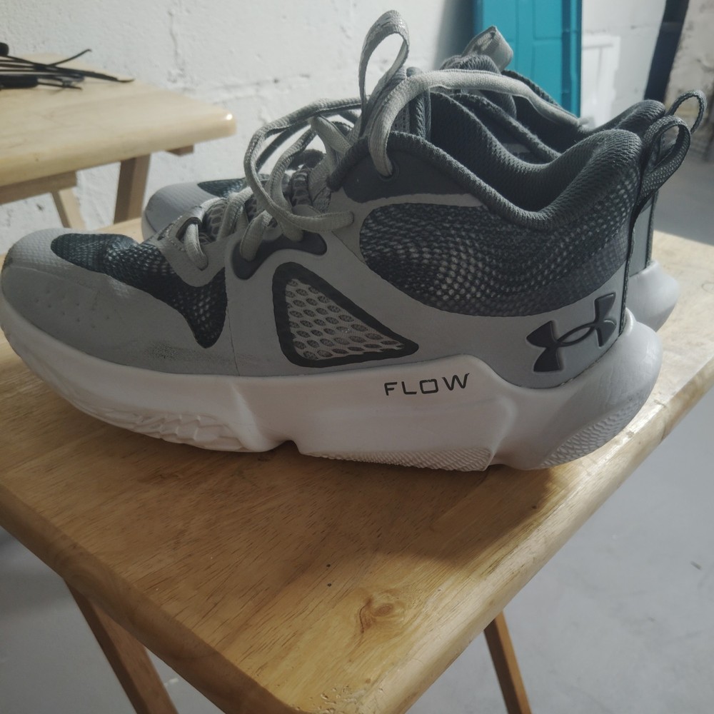 Under Armour Flow Breakthru 3 Women's Basketball Shoes Size 8 Gray 3025603