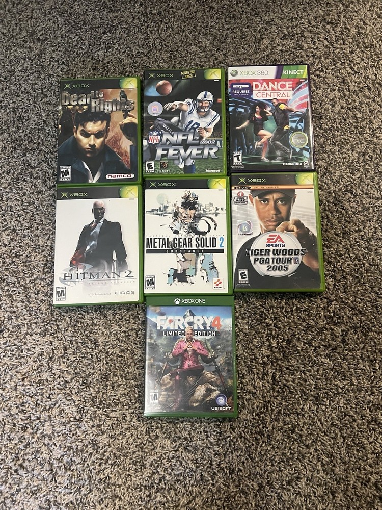 Xbox Video Game Lot 7 games(All Near Mint Condition)
