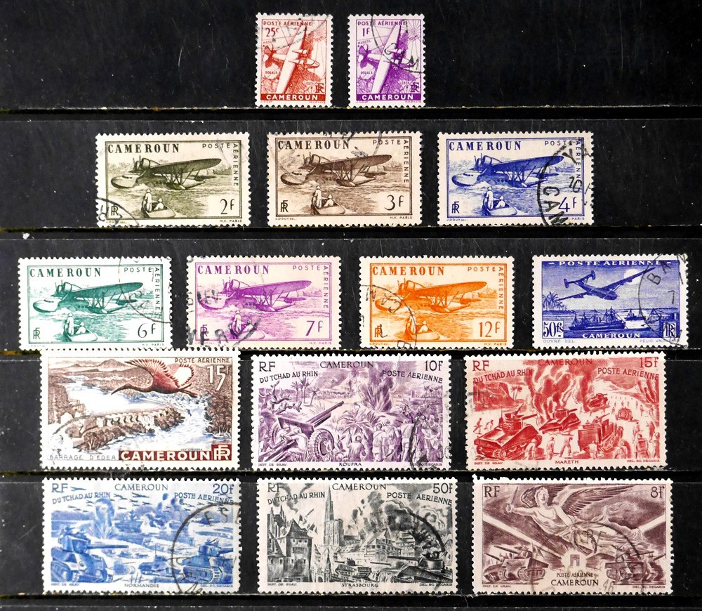 Cameroun, France: 1940'S Stamps Airmails Sound