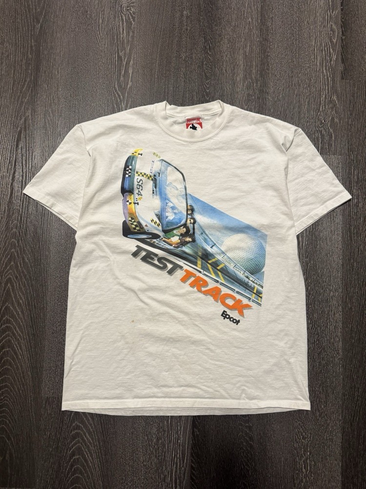 Rare Disney Test track Epcot Promo Tee Shirt Vintage Size XL