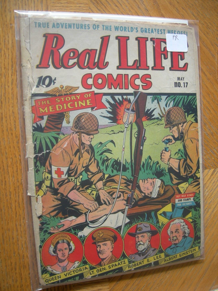 Real Life Comics #17 PR The Story of Medicine LOOK