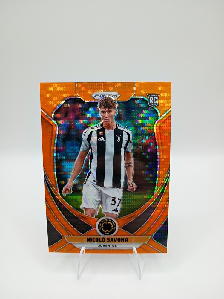 2025 Panini Prizm FIFA World Cup #123 Nicolo Savona Orange  Prizm /149