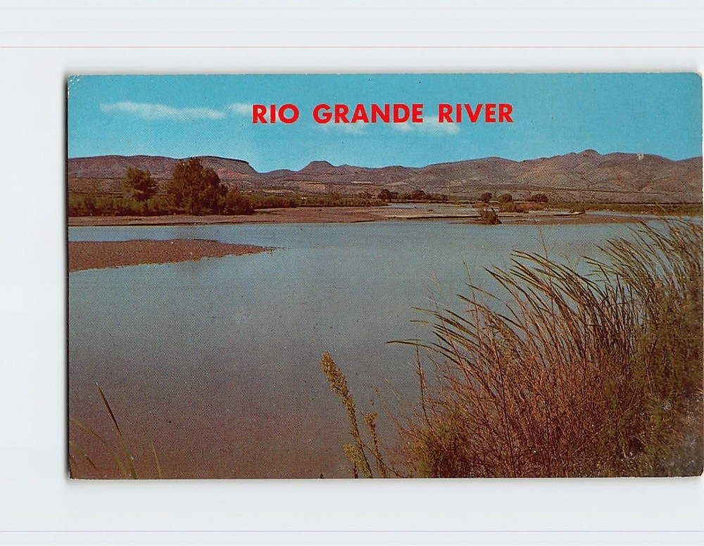Postcard Rio Grande River NM USA