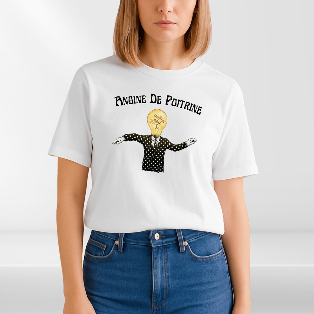Angine De Poitrine Abstract Art T‑Shirt – Geometric Polka Dot Graphic T Shirt UK-image