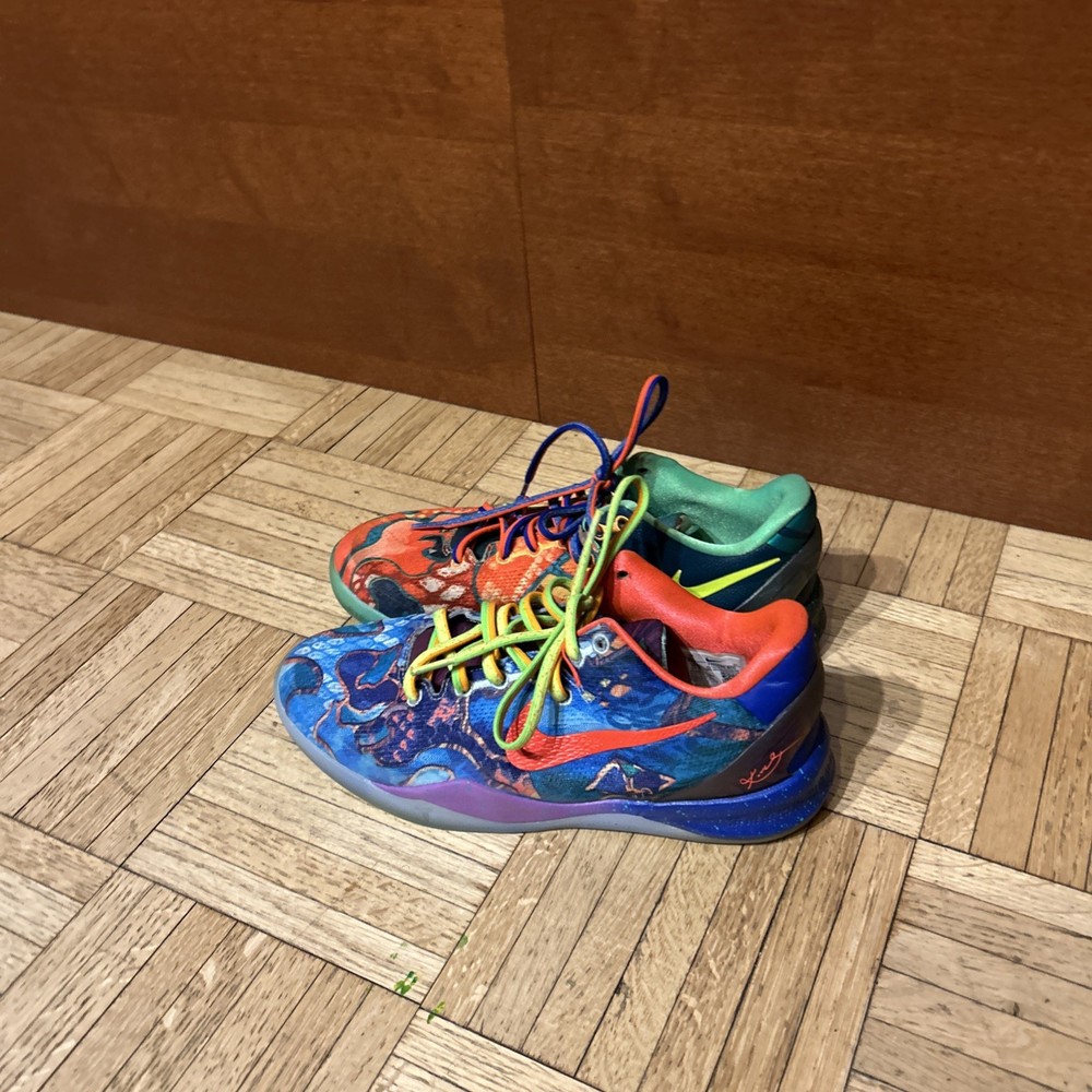Nike Kobe 8 Protro GS Size 7Y 'What the Kobe?' Sneakers FN0266-800