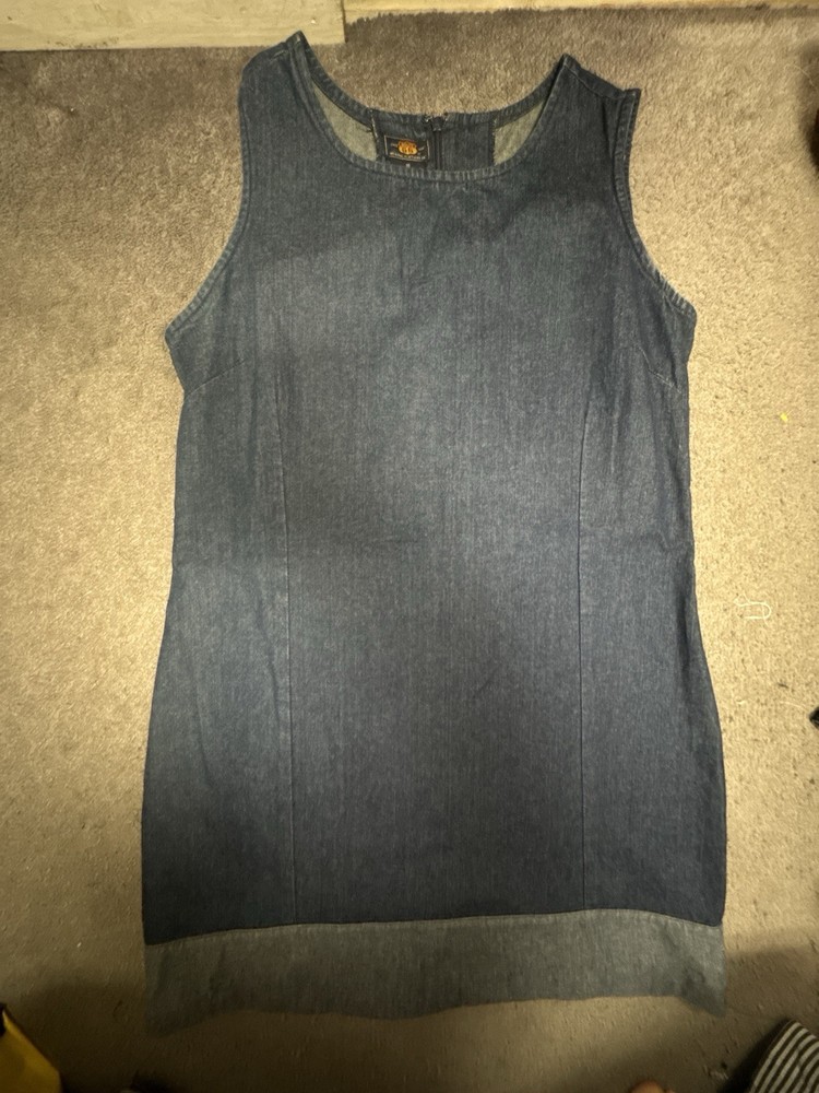 Route 66 Denim Midi Dress Size 16