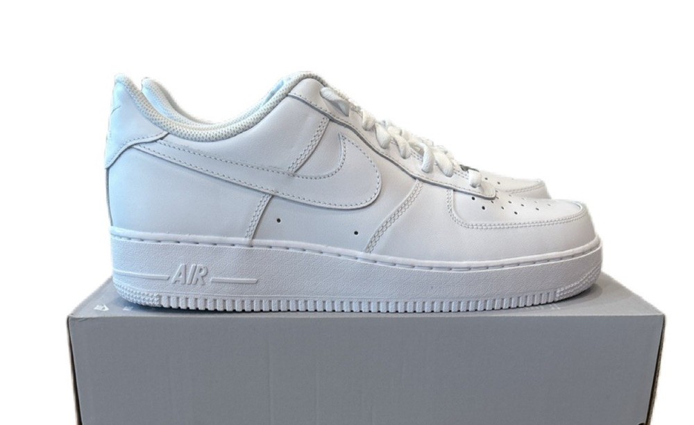 Size 11.5 - Nike Air Force 1 '07 Low Triple White