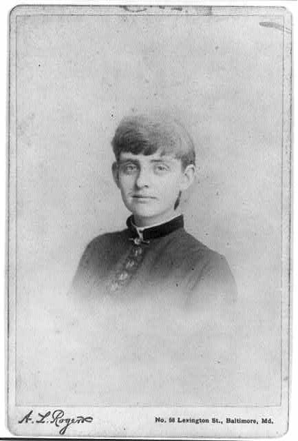 Frances Benjamin Johnston 1880s Portrait Head and Shoulders Baltimore Md