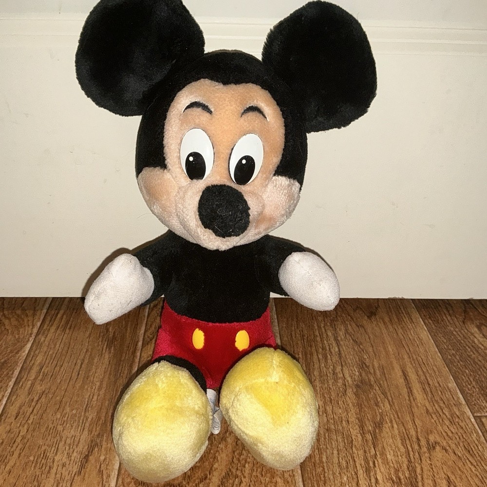 Vintage Mickey Mouse Plush Walt Disney World Disneyland 12