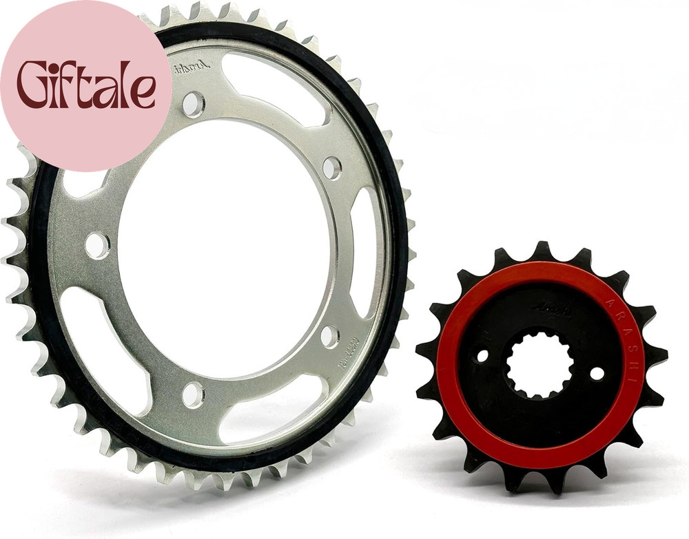 Front 16T Rear 43T Sprocket Kit for Yamaha FZ07 FZ-07 2015-2017, MT07 MT-07 2015