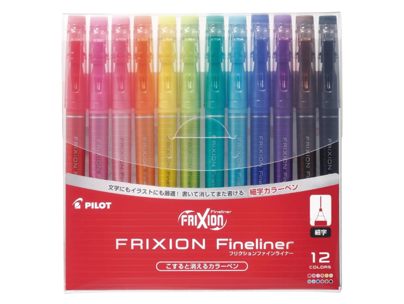Made in Japan PILOT Color Pen  0.45mm 12 color set -Removes By Friction