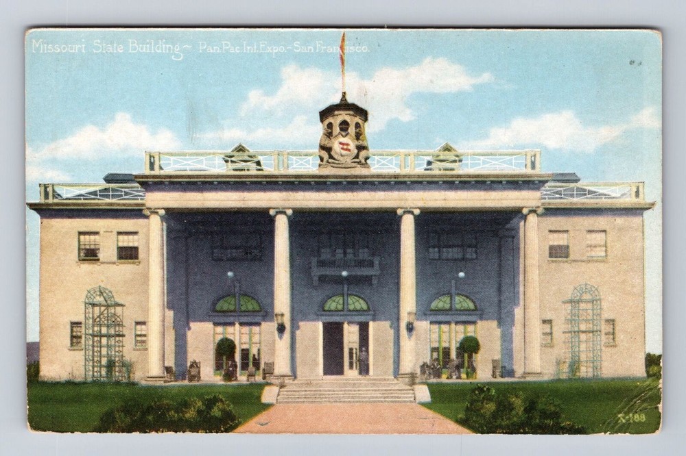 San Francisco CA-California, Missouri State Bldg, Pan Expo Vintage Postcard